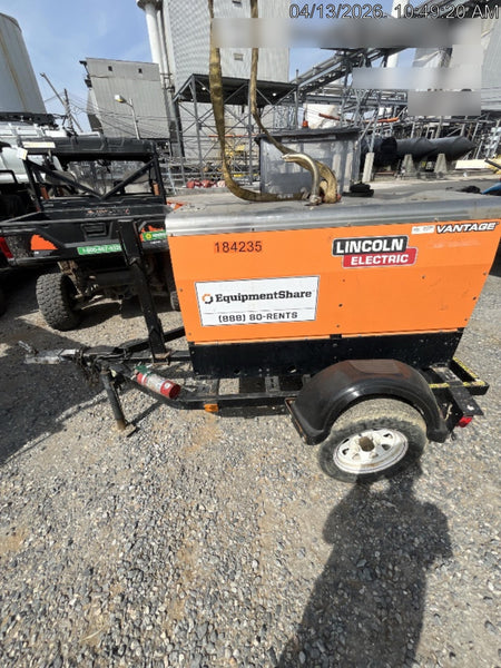 2021 Lincoln Electric Vantage 322 Vantage 322 Ready Pak 3 w/ Decals, ORANGE (includes trailer, cable rack, fender light kit) NO Telematics