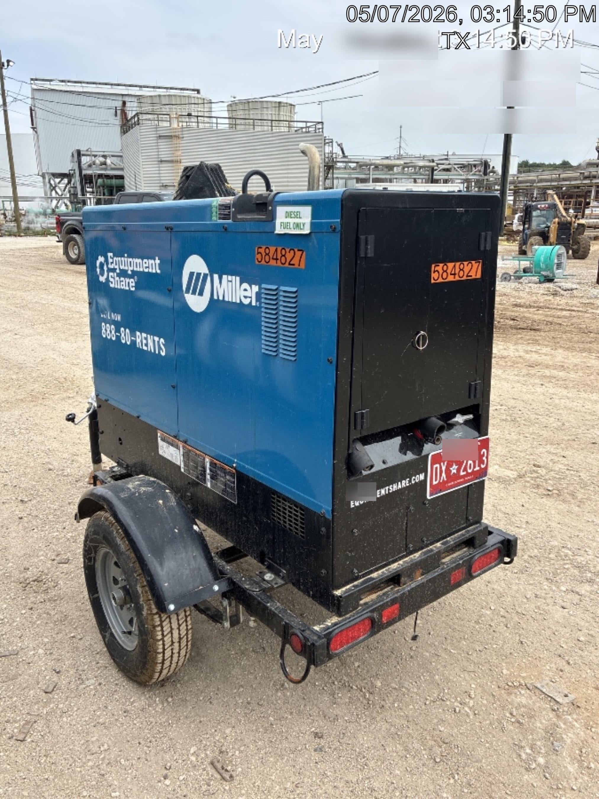 2025 MILLER ELECTRIC BIG BLUE 500