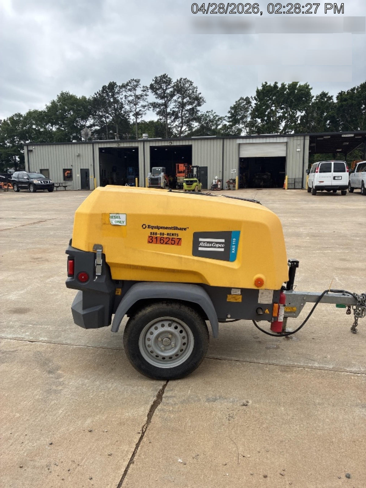 2023 ATLAS COPCO XAS 110