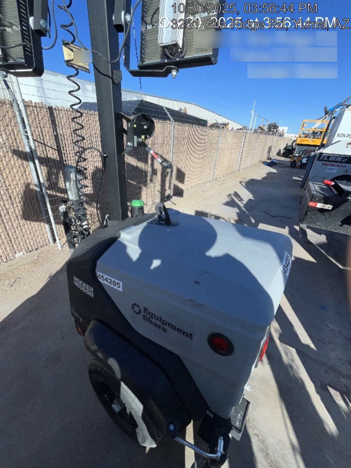 2024 Wacker Neuson LTT4 Diesel, Kohler KDW702, Deep Sea Controller, Auto Start, LED 320W, Bypass Outlet, T3