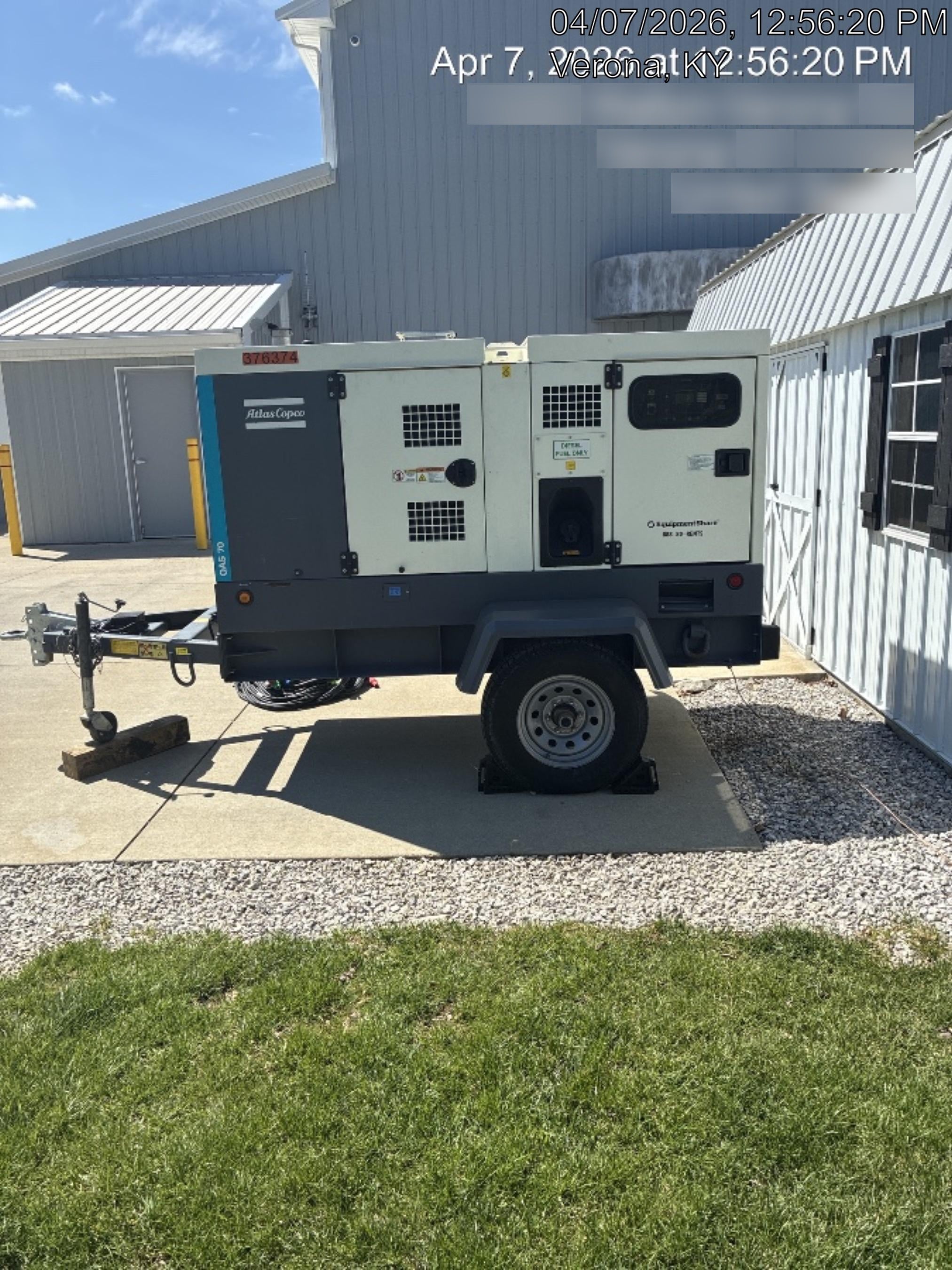 2023 ATLAS COPCO QAS 70