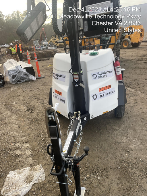 2023 Generac MLT2 Diesel, Flex Switch 120V Input, Powerzone Controller, 
(4) 320W LED Lights, 4kW Generator, 39.9 Gal Fuel Tank, 2" Ball, T3