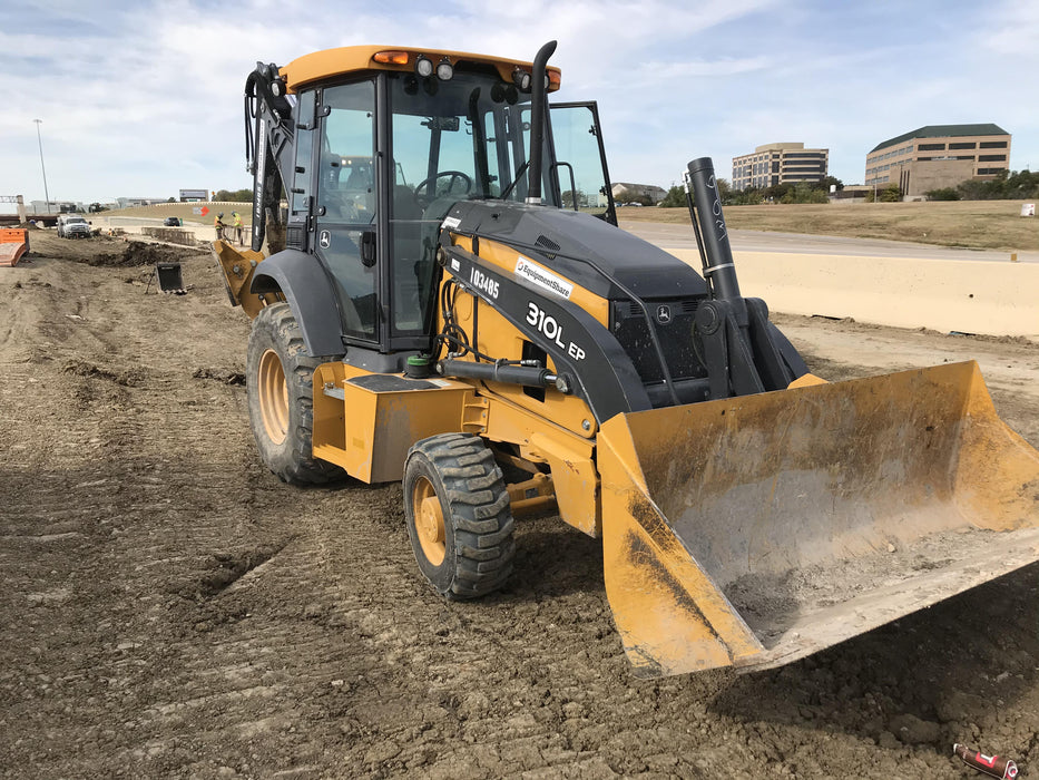 2020 John Deere 310LEP Cab/Heat/Air, 4WD, Standard Stick, Pilot Controls, 2 Way Hydraulics, TAG Manual QC