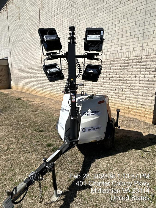 2023 Generac MLT2 Diesel, Flex Switch 120V Input, Powerzone Controller, (4) 320W LED Lights, 4kW Generator, 39.9 Gal Fuel Tank, 2" Ball, T3