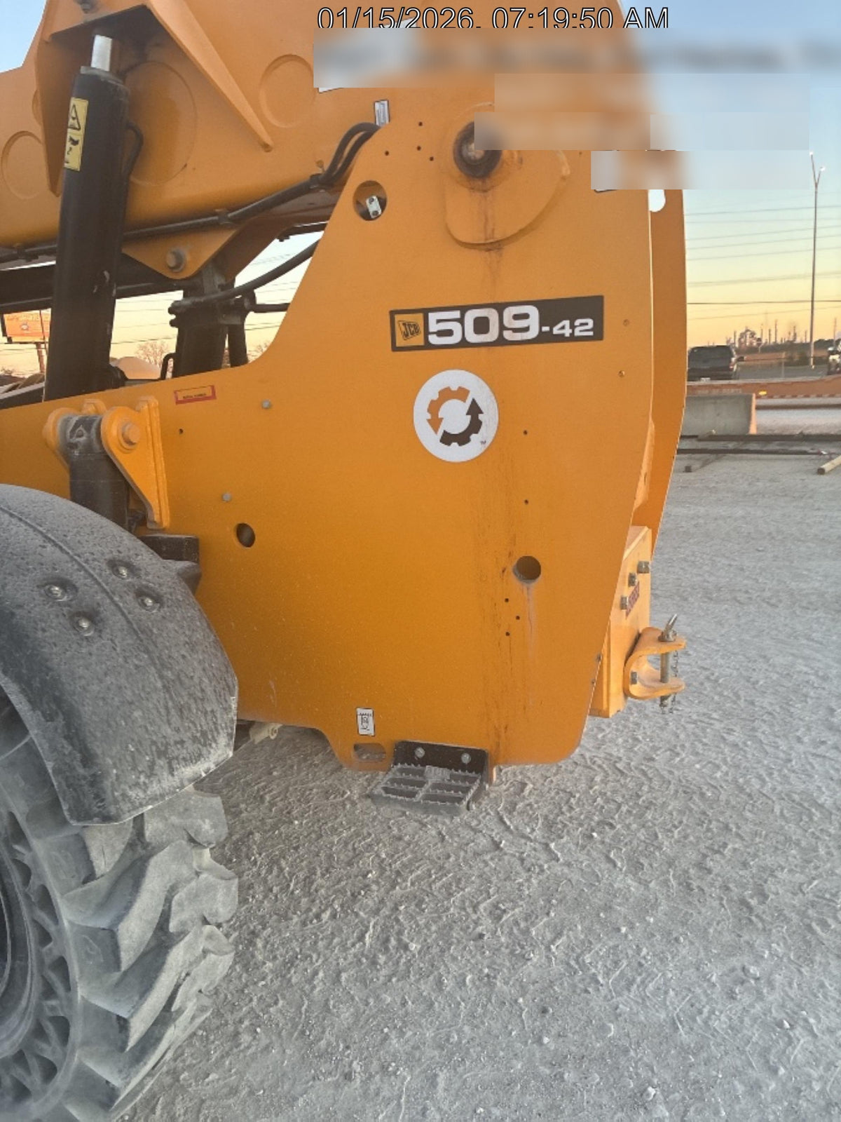 2022 JCB 509-42 74Hp Dsl, Cab/Heat/Air, Sld Tires, LED WL, Bcn, L Hook, EST