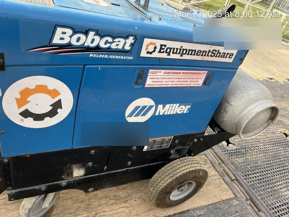 2019 Miller Electric BOBCAT 250 LP WITH RUNNING GEAR/BRACKET/HOSE (Part # 951600)