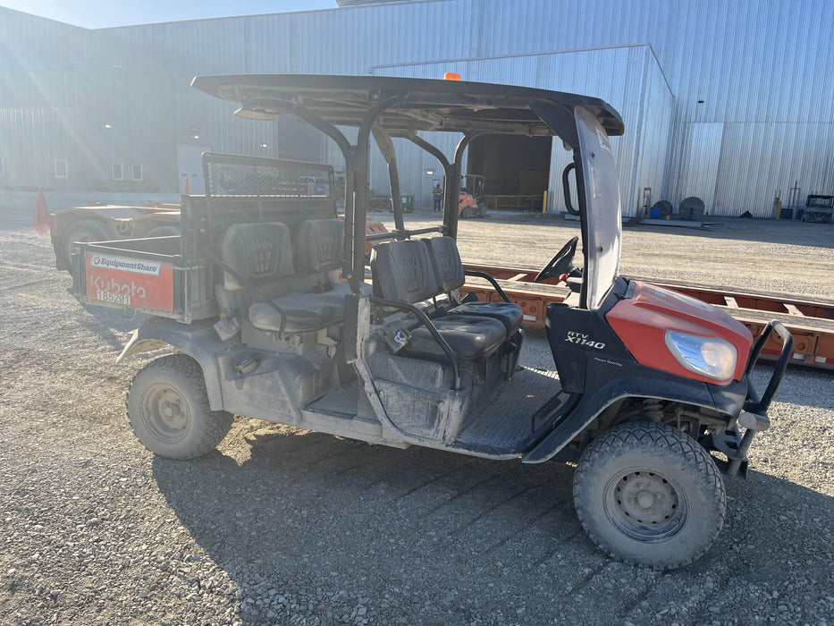 2022 Kubota RTV-X1140W-H Plastic Canopy, Windshield Acrylic Clear, LED Strobe Light, Wire Harness Kit, Back up Alarm