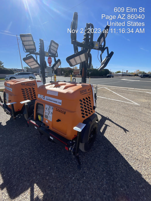 2023 Generac MLT2 Diesel, Flex Switch 120V Input, Powerzone Controller, (4) 320W LED Lights, 4kW Generator, 39.9 Gal Fuel Tank, 2" Ball, T3