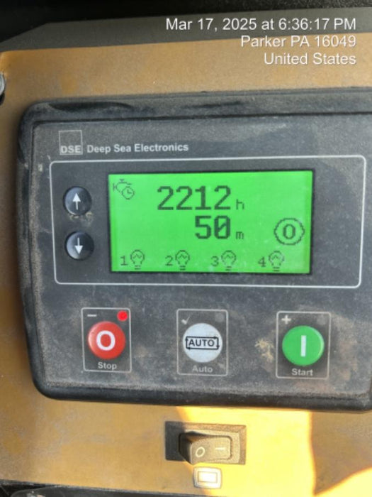 2021 Allmand NLV3GR (4) LED Light Fixture 350W, 23' Vertical Mast, 3kW Prime, Towable, Deep Sea L401, Leveling Jacks, Yanmar T4F 5.8hp