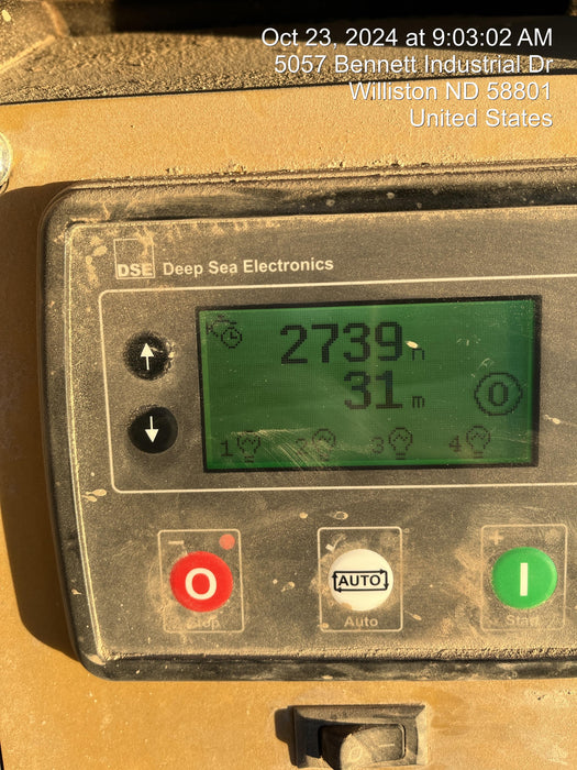 2022 Allmand NLV3GR (4) LED Light Fixture 350W, 23' Vertical Mast, 3kW Prime, Towable, ES Decals, T3