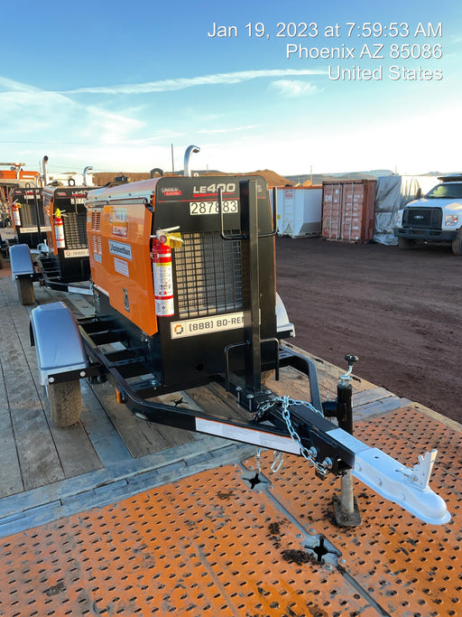 2023 Lincoln Electric LE400 Kubota V1505, Trlr, Cable Rack, Light Kit, ES Decals, T3