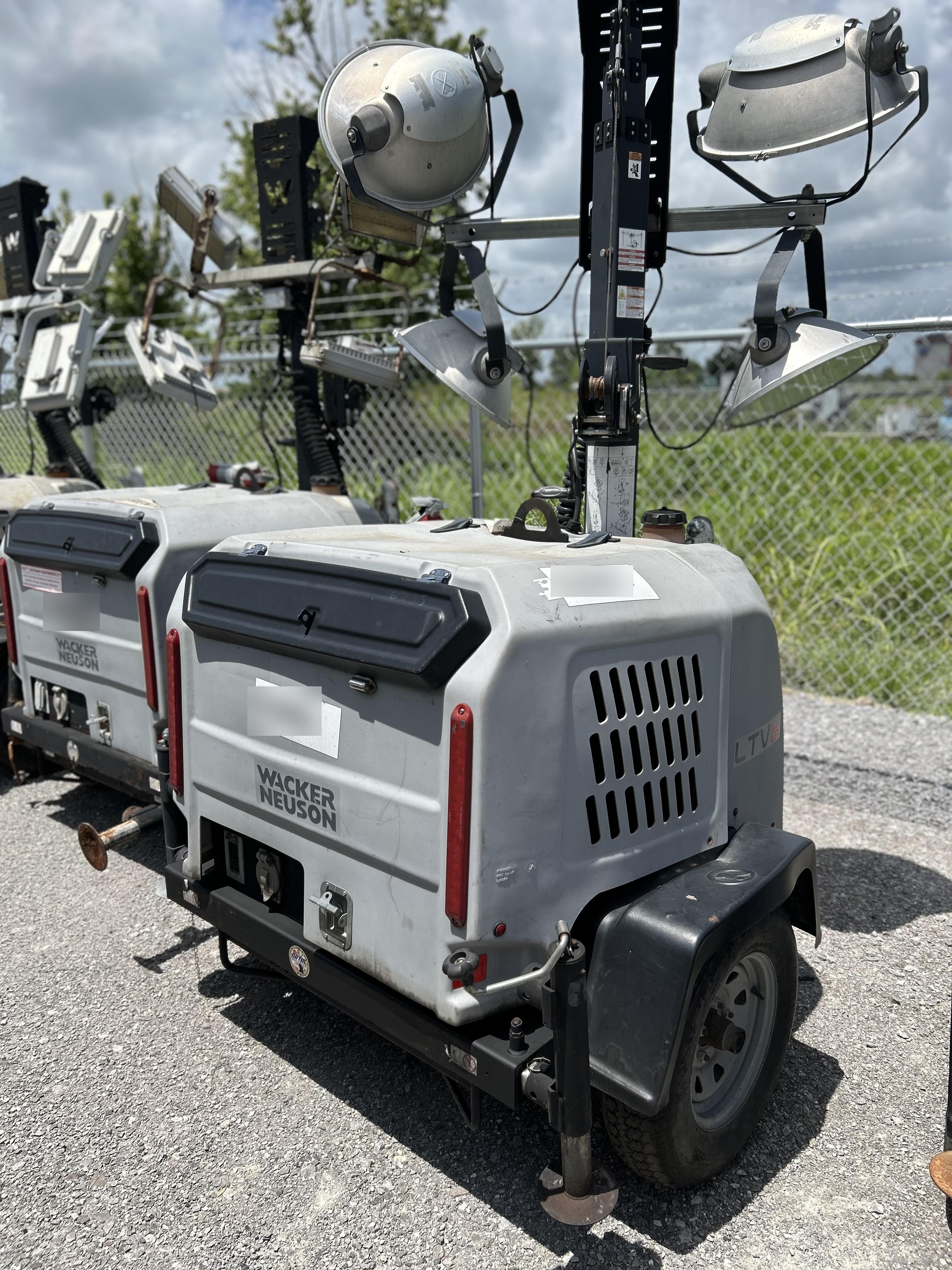 2019 Wacker Neuson LTV6L-MH Wacker Neuson LTV6L Mobile Light Tower w/Fuel Level Sensor Installed