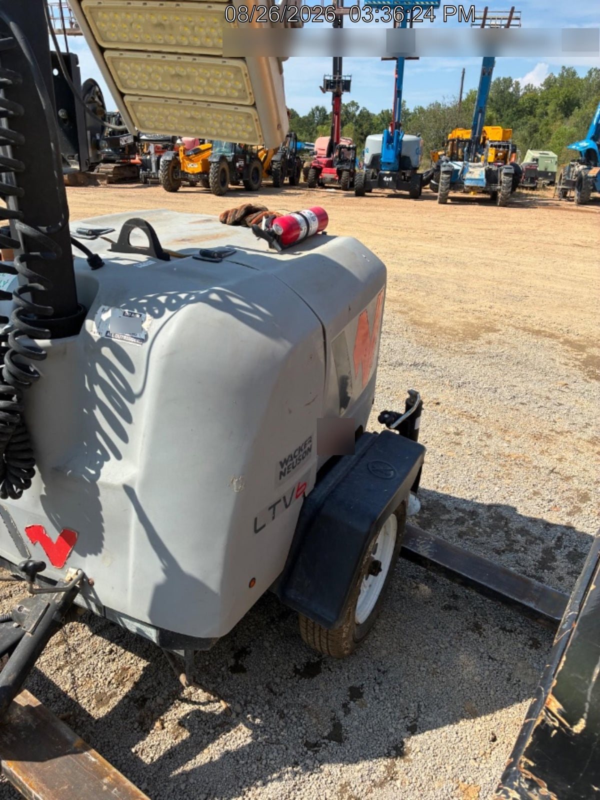 2020 Wacker Neuson LTV6K LTV6K-METAL HALIDE LIGHT TOWER, 60HZ, KUBOTA, LED 300