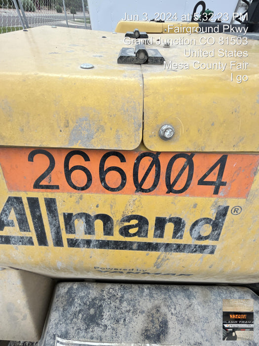 2022 Allmand NLV3GR (4) LED Light Fixture 350W, 23' Vertical Mast, 3kW Prime, Towable, ES Decals, T3