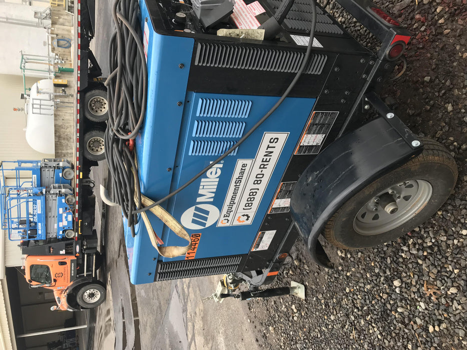 2020 Miller Electric BIG BLUE 400 Trailer Mounted Welder