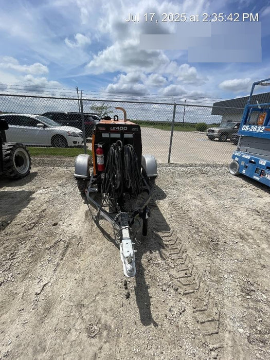 2022 Lincoln Electric LE400 Kubota V1505, Trlr, Cable Rack, Light Kit, ES Decals, T3