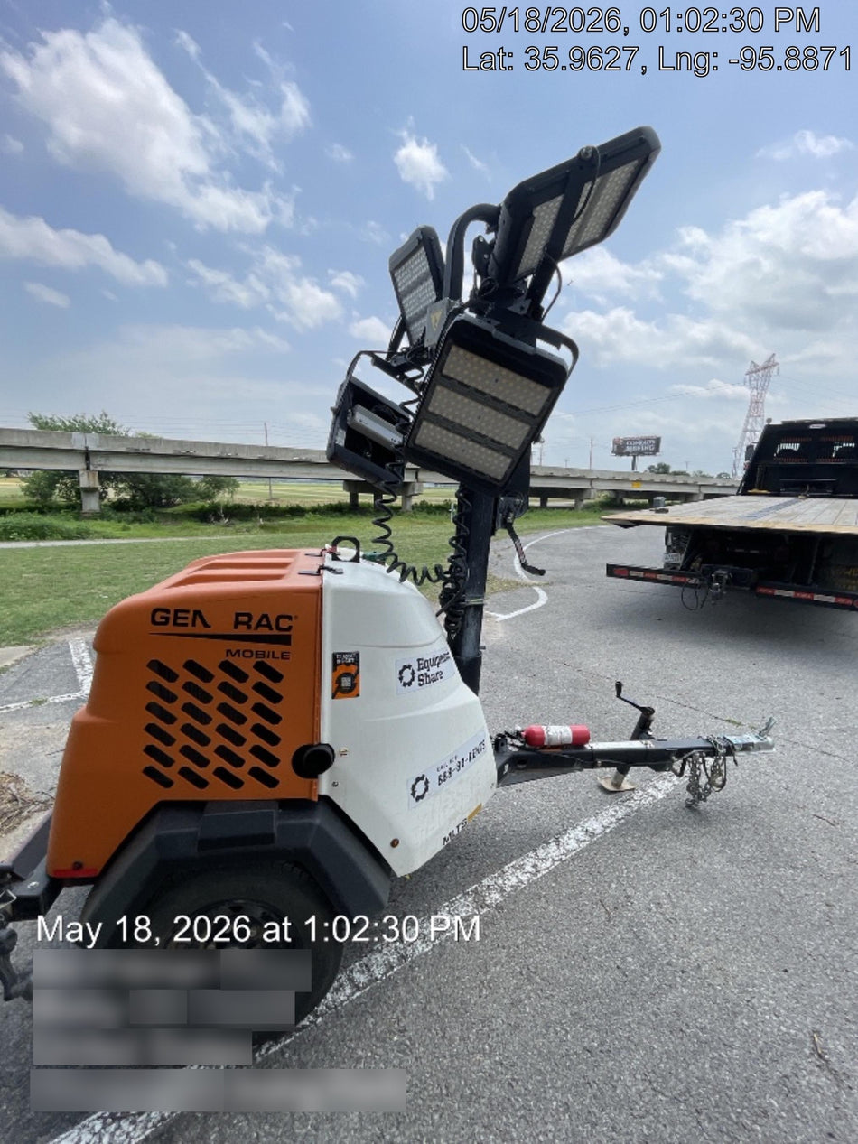 2023 Generac MLT2 Diesel, Flex Switch 120V Input, Powerzone Controller, (4) 320W LED Lights, 4kW Generator, 39.9 Gal Fuel Tank, 2" Ball, T3
