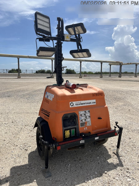 2023 Generac MLT2 Diesel, Flex Switch 120V Input, Powerzone Controller, 
(4) 320W LED Lights, 4kW Generator, 39.9 Gal Fuel Tank, 2" Ball, T3