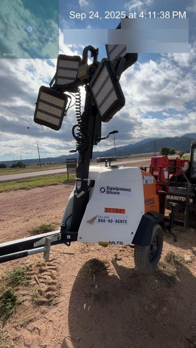 2023 Generac MLT2 Diesel, Flex Switch 120V Input, Powerzone Controller, 
(4) 320W LED Lights, 4kW Generator, 39.9 Gal Fuel Tank, 2" Ball, T3