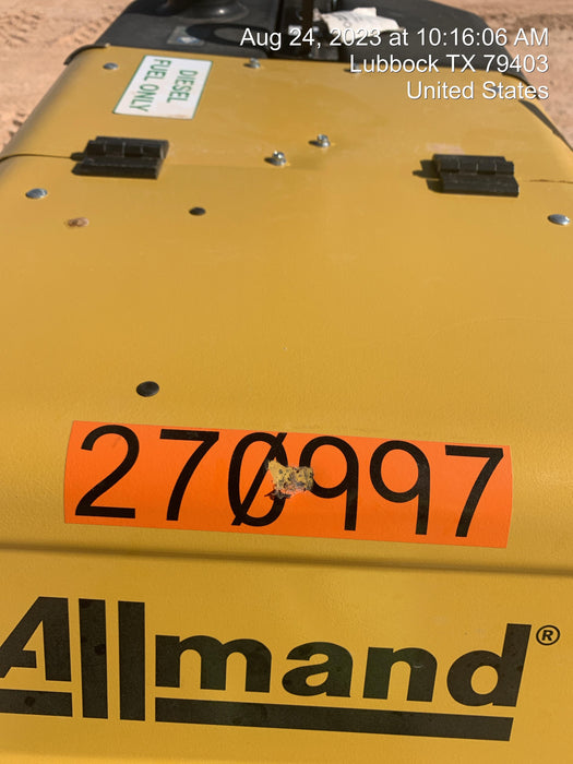 2022 Allmand NLV3GR (4) LED Light Fixture 350W, 23' Vertical Mast, 3kW Prime, Towable, ES Decals, T3