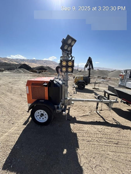 2024 Wanco WLTT-4MM4K Diesel, Deep Sea Controller, Shore Power Plug, Auto Start, (4) 350W LED Floodlights, 4kW Generator, 60 Gal Fuel Tank, 2" Ball, T3