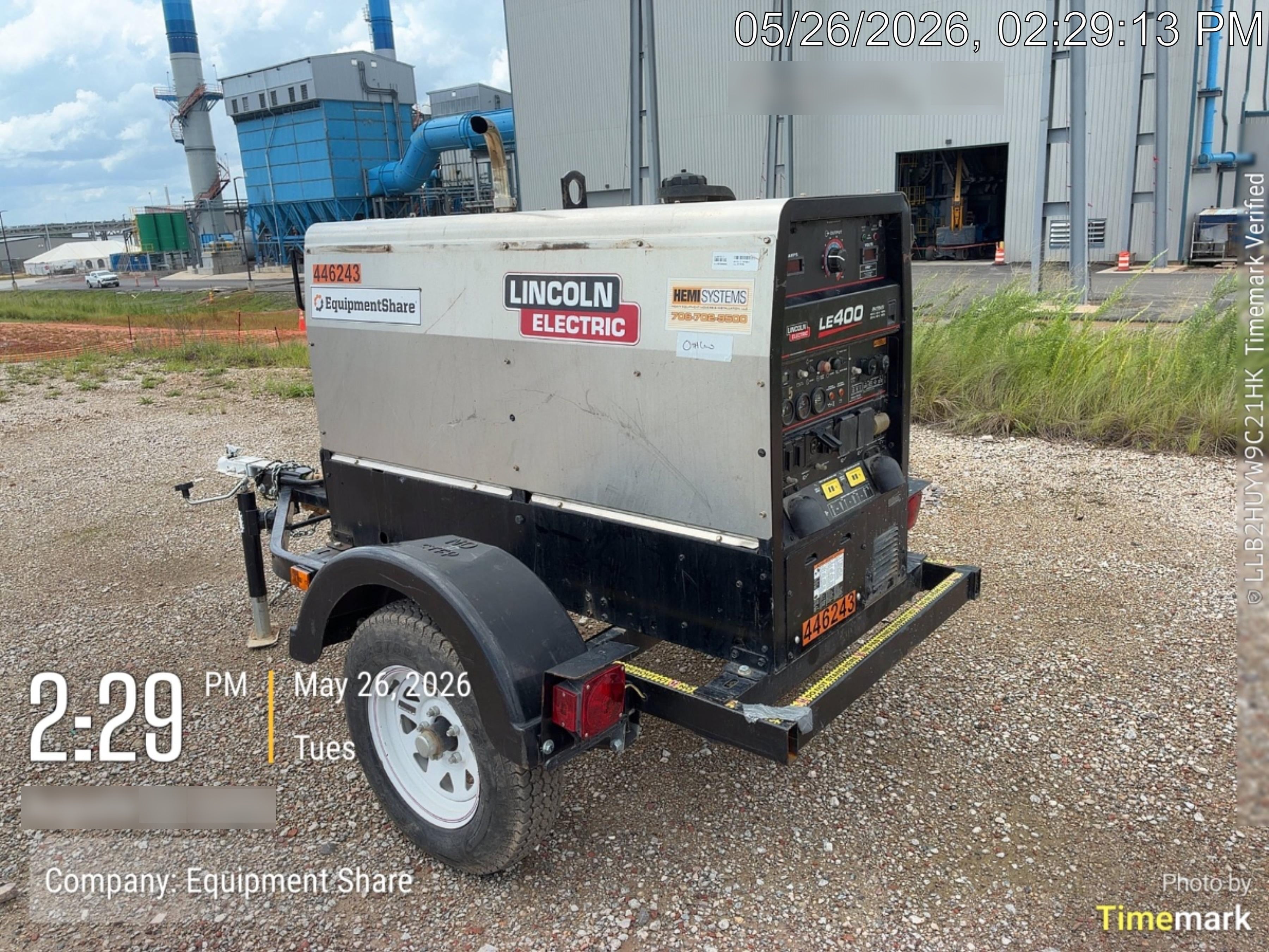 2024 Lincoln Electric LE400 Kubota V1505, Trlr, Cable Rack, Light Kit, ES Decals, T3