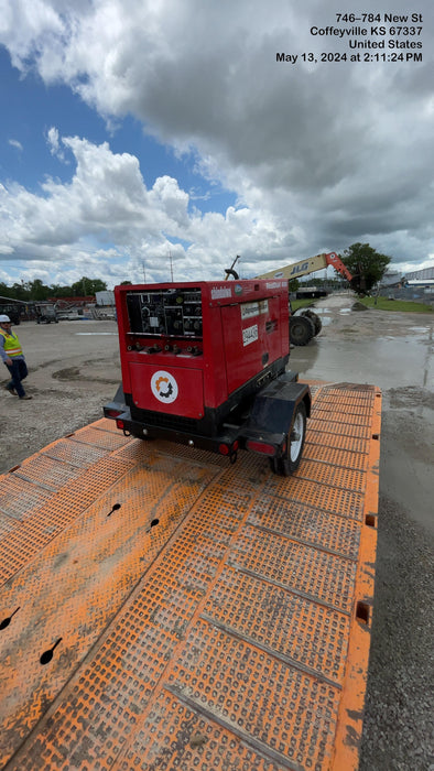 2023 Shindaiwa DGW400MDL Kubota D902 Engine, 23 HP, Dual Op Welder, Wire, Arc, Droop Stick, Tig, and CC Stick Functionality, Simulphase, 3 Phase and 1 Phase Gen Output, Single Axle NB Trlr, Slr Trckl Chrg 12V 12W, Fire Ext
