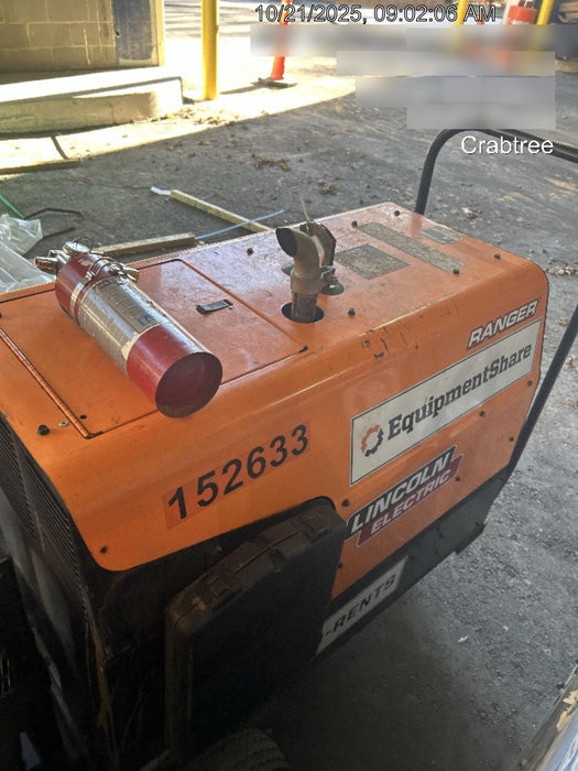 2021 Lincoln Electric Ranger 305 LPG LPG One-Pak (includes undercarriage, tank holder & tank strap) ORANGE