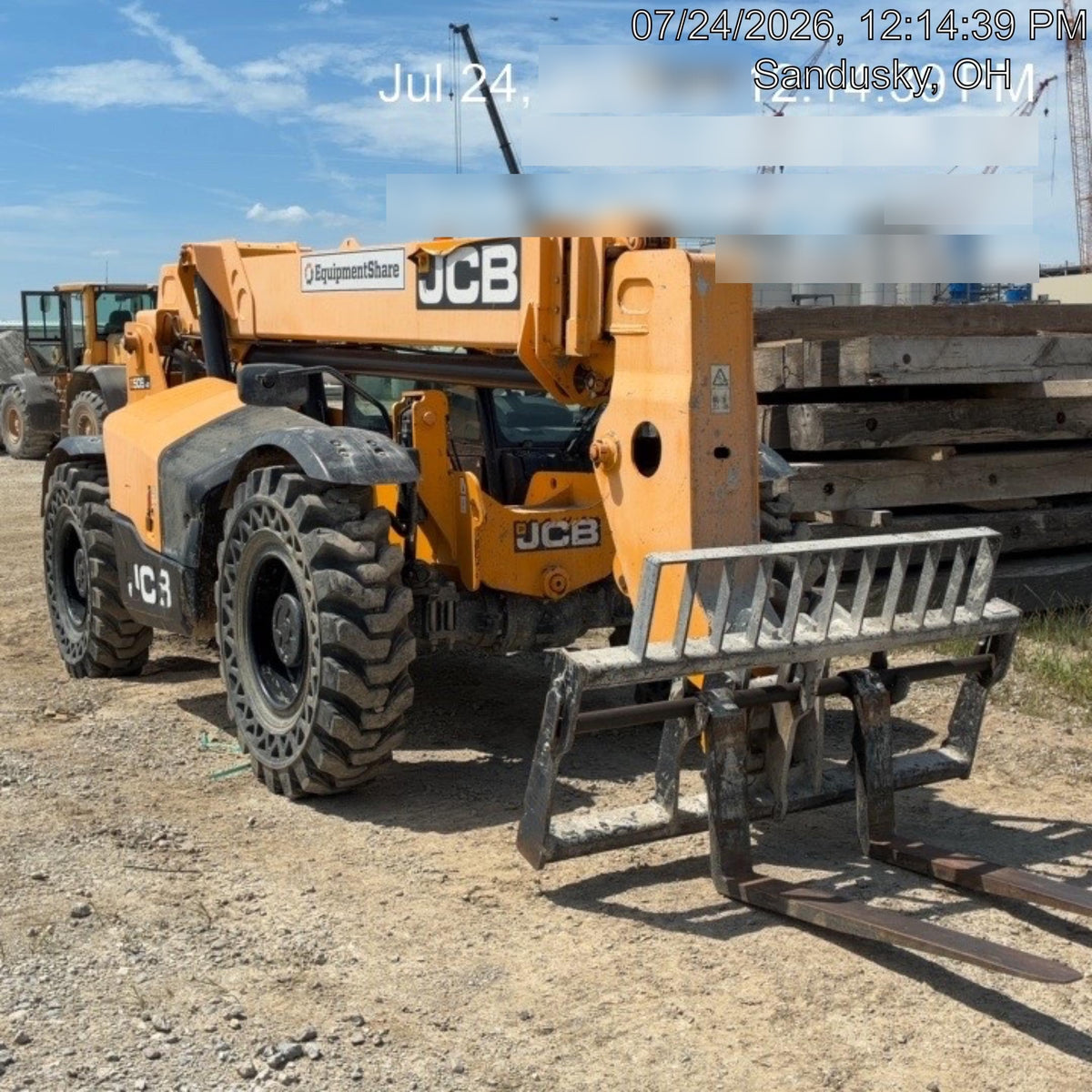 2020 JCB 509-42 Cab/Heat/Air, Solid Tires, Work Lights, Beacon, Aux Hydraulics, Back up Alarm, Lifting Eye, ES Decals