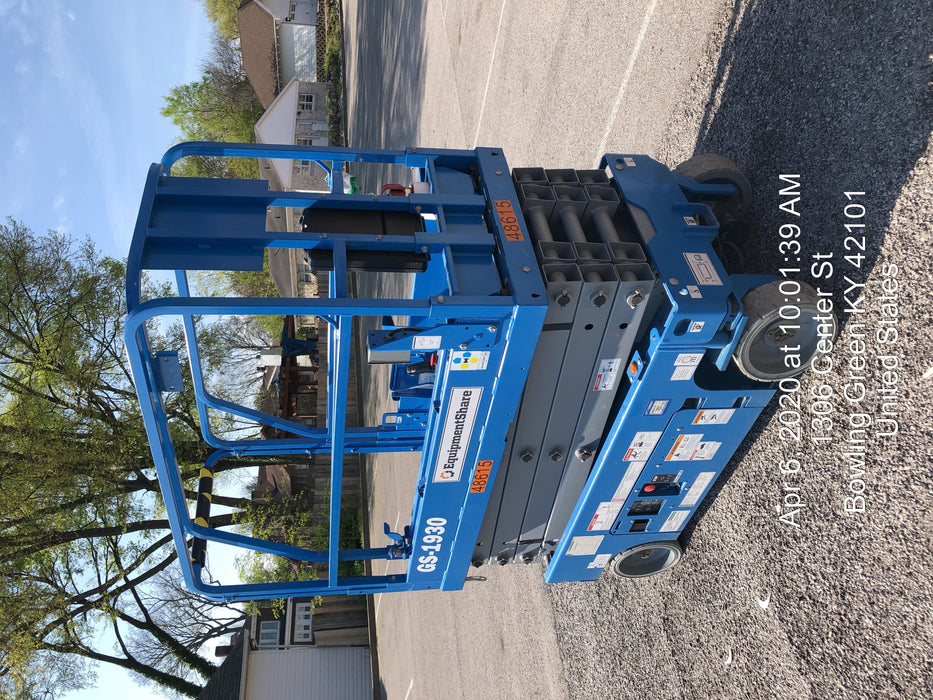 2019 Genie GS-1930 Fixed Rails with Chain Entry