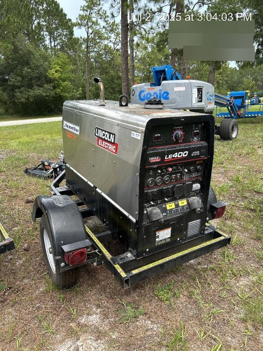 2024 Lincoln Electric LE400 Kubota V1505, Trlr, Cable Rack, Light Kit, ES Decals, T3