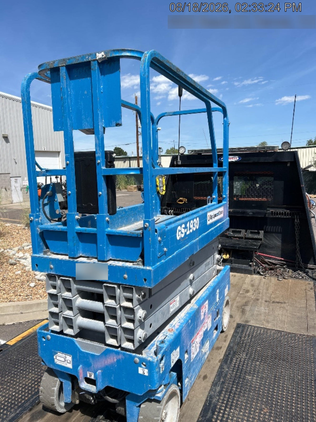 2020 Genie GS-1930 Fixed rails with chain entry gate - Pre A92.20