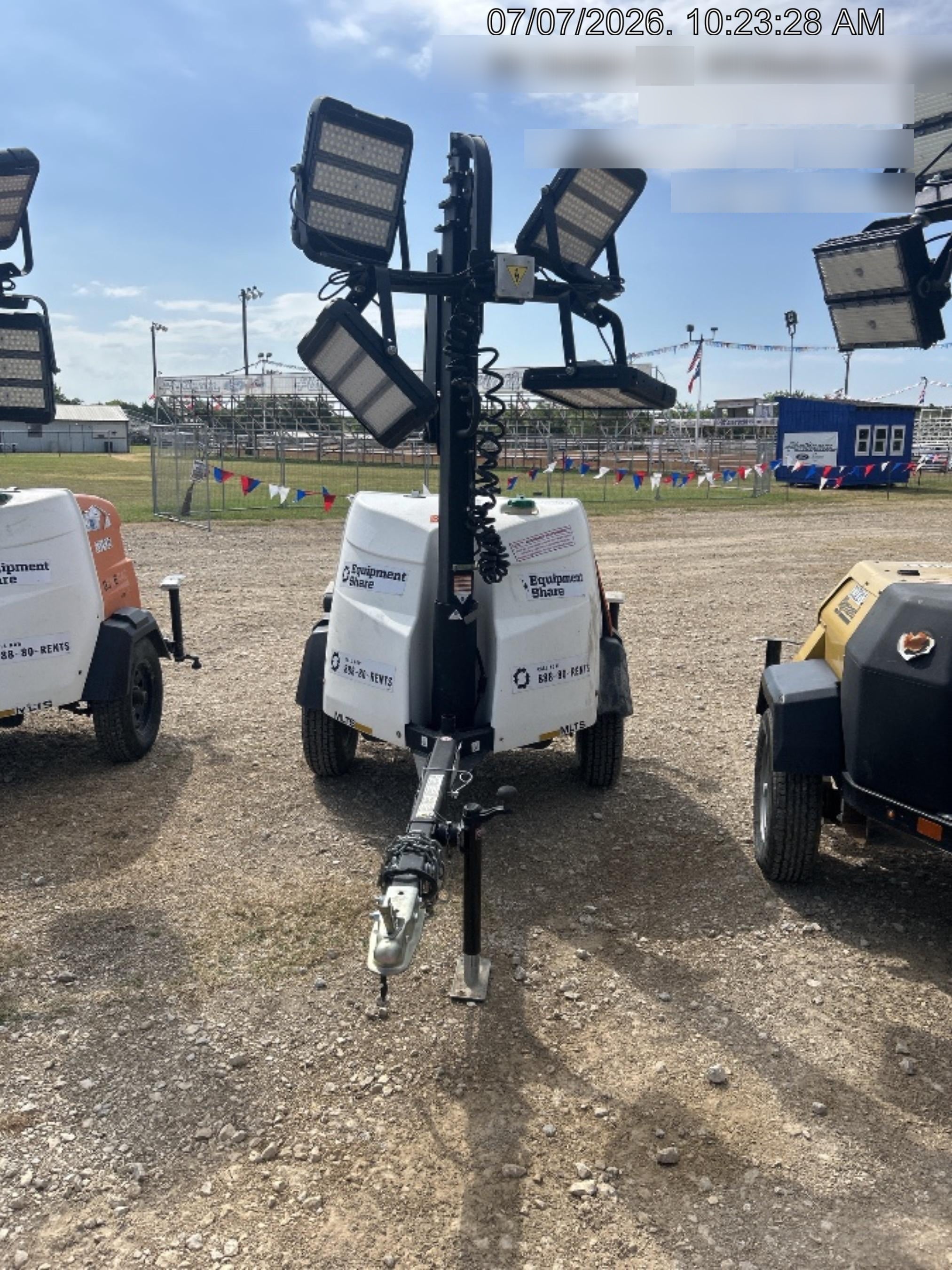 2024 Generac MLT2 Diesel, Flex Switch 120V Input, Powerzone Controller, 
(4) 320W LED Lights, 4kW Generator, 39.9 Gal Fuel Tank, 2" Ball, T3