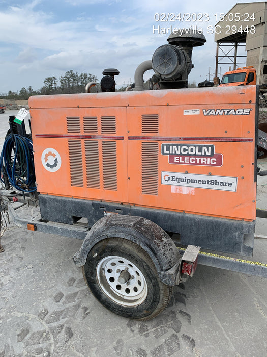 2021 Lincoln Electric Vantage 549X Ready Pak 3, ORANGE (includes trailer, cable rack, fender light kit)