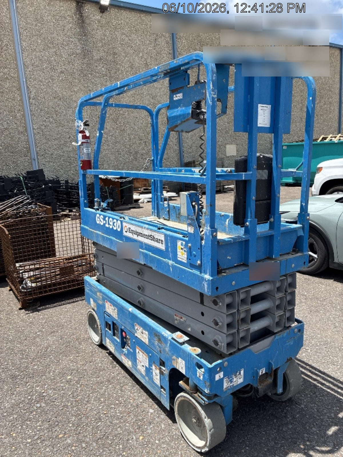 2019 Genie GS-1930 Fixed Rails with Chain Entry