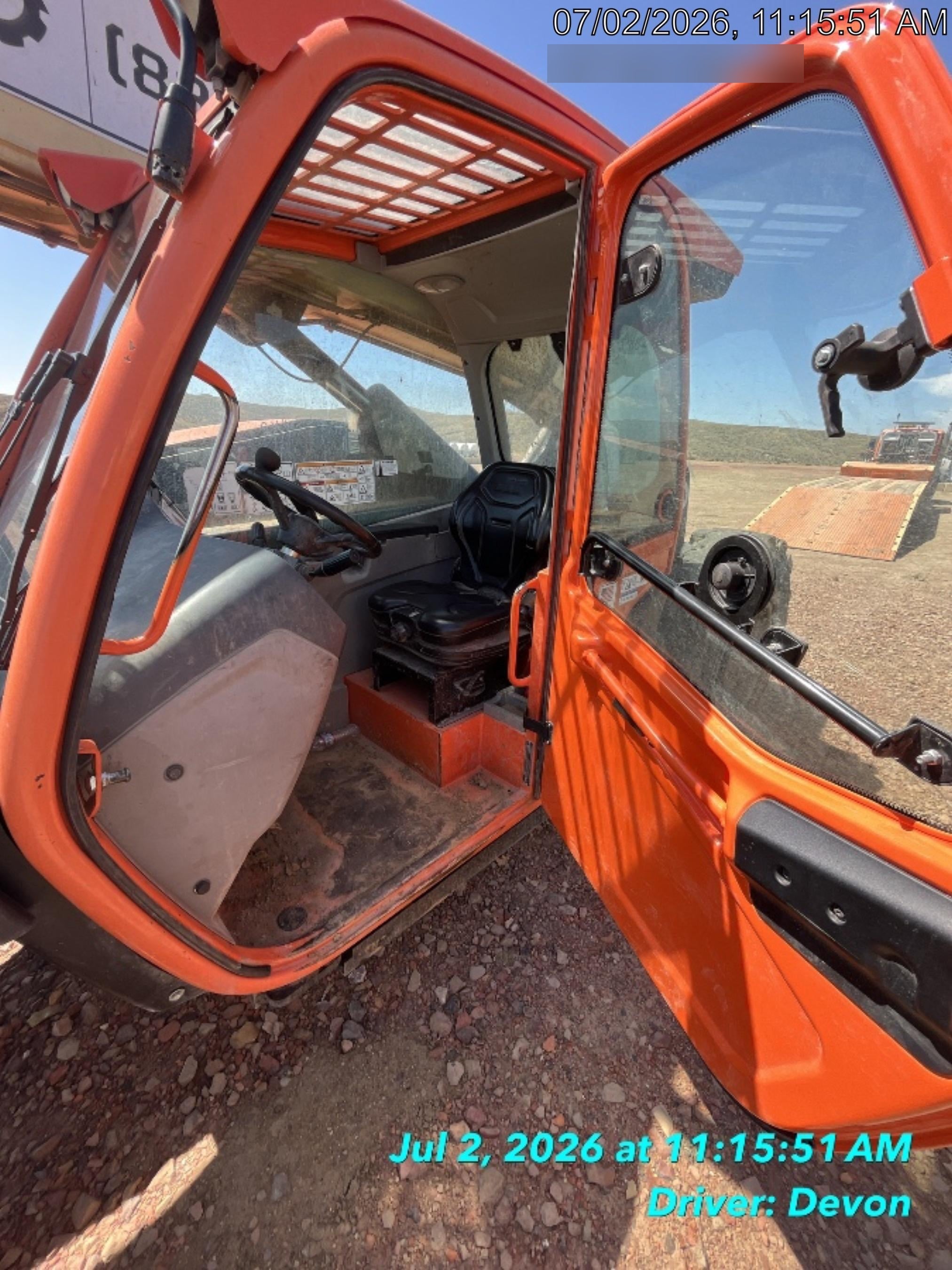 2019 JLG 1255 JLG 1255 T4F w/Full Cab, HVAC, Solid Tires, Work Lights/Beacon, 60" Carriage/Forks