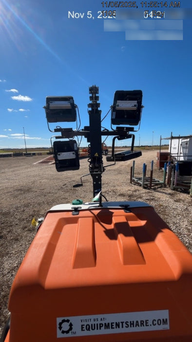 2023 Generac MLT2 Diesel, Flex Switch 120V Input, Powerzone Controller, 
(4) 320W LED Lights, 4kW Generator, 39.9 Gal Fuel Tank, 2" Ball, T3