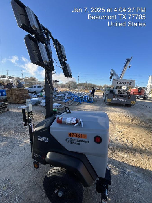 2024 Wacker Neuson LTT4 Diesel, Kohler KDW702, Deep Sea Controller, Auto Start, LED 320W, Bypass Outlet, T3