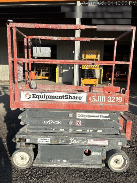 2019 Skyjack SJIII-3219 Standard Options, Trojan Batteries