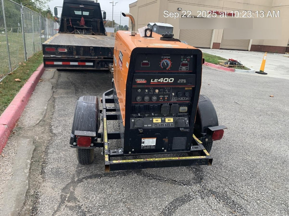 2022 Lincoln Electric LE400 Kubota V1505, Trlr, Cable Rack, Light Kit, ES Decals, T3