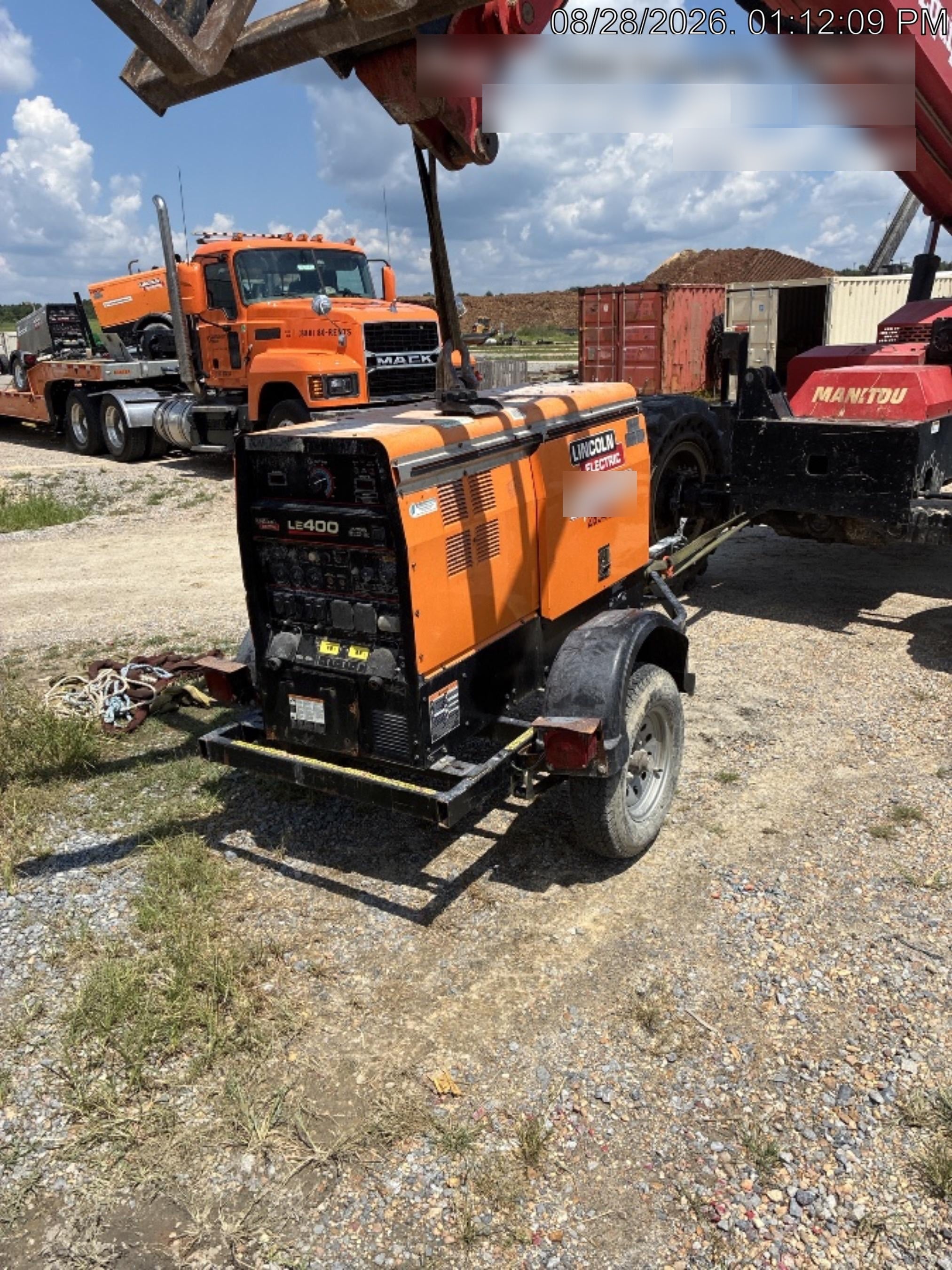 2022 Lincoln Electric LE400 Kubota V1505, Trlr, Cable Rack, Light Kit, ES Decals, T3