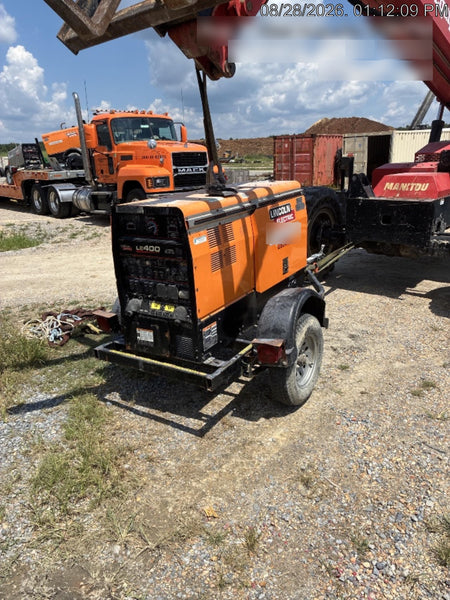 2022 Lincoln Electric LE400 Kubota V1505, Trlr, Cable Rack, Light Kit, ES Decals, T3