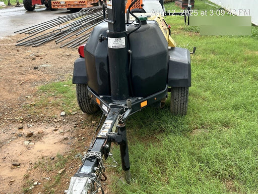 2021 Allmand NLV3GR (4) LED Light Fixture 350W, 23' Vertical Mast, 3kW Prime, Towable, Deep Sea L401, Leveling Jacks, Yanmar T4F 5.8hp