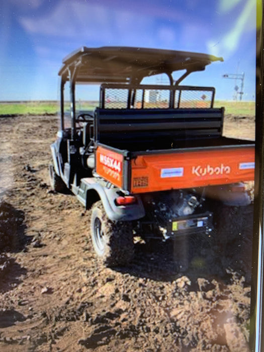 2021 Kubota RTV-X1140W-H Plastic Canopy, Windshield Acrylic Clear, LED Strobe Light, Wire Harness Kit, Back up Alarm