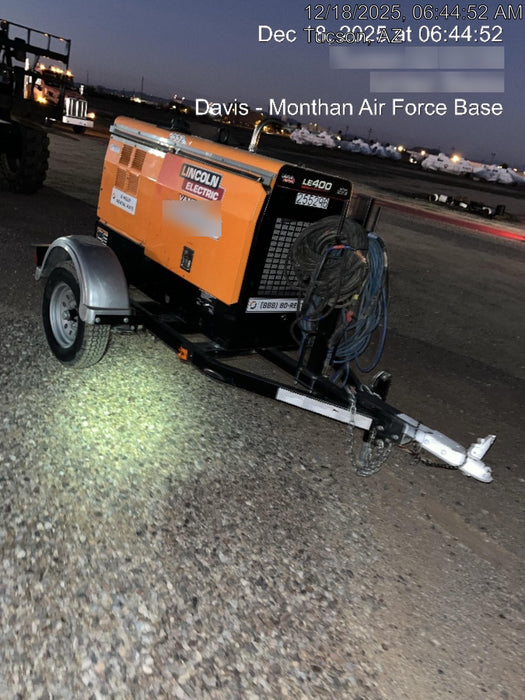 2022 Lincoln Electric LE400 Kubota V1505, Trlr, Cable Rack, Light Kit, ES Decals, T3