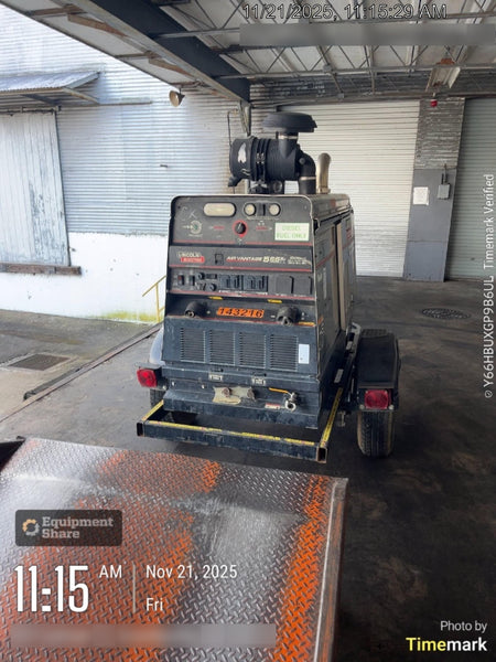 2021 Lincoln Electric Air Vantage 566 Air Vantage 566X Ready Pak 3 (includes trailer, cable rack, fender light kit); no telematics