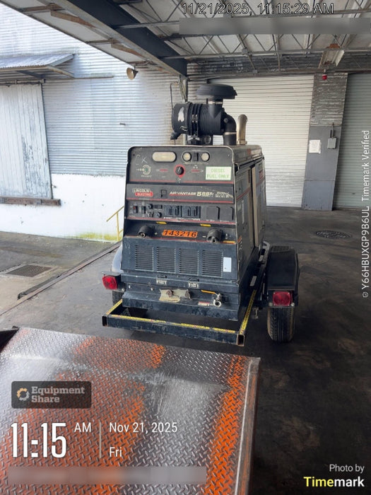 2021 Lincoln Electric Air Vantage 566 Air Vantage 566X Ready Pak 3 (includes trailer, cable rack, fender light kit); no telematics