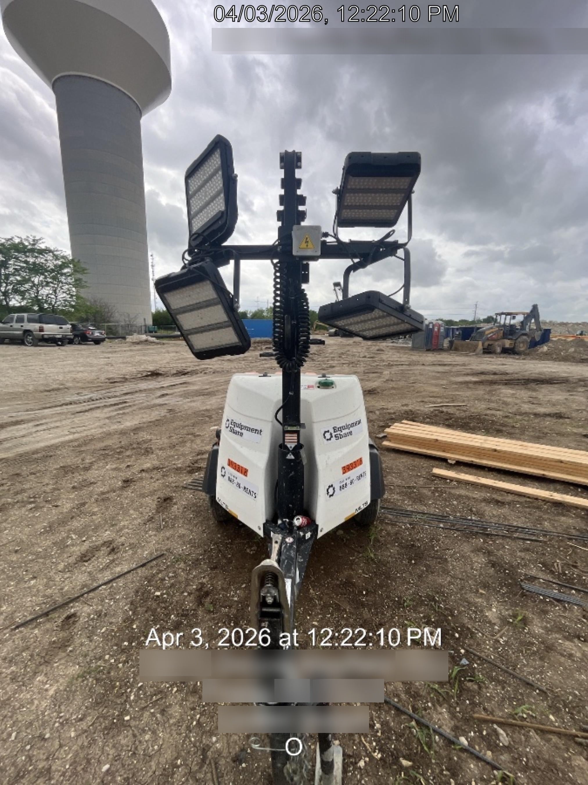 2024 Generac MLT2 Diesel, Flex Switch 120V Input, Powerzone Controller, 
(4) 320W LED Lights, 4kW Generator, 39.9 Gal Fuel Tank, 2" Ball, T3