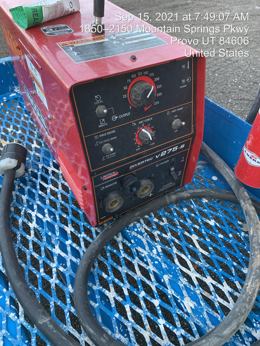 2020 LINCOLN ELECTRIC INVERTEC V275-S