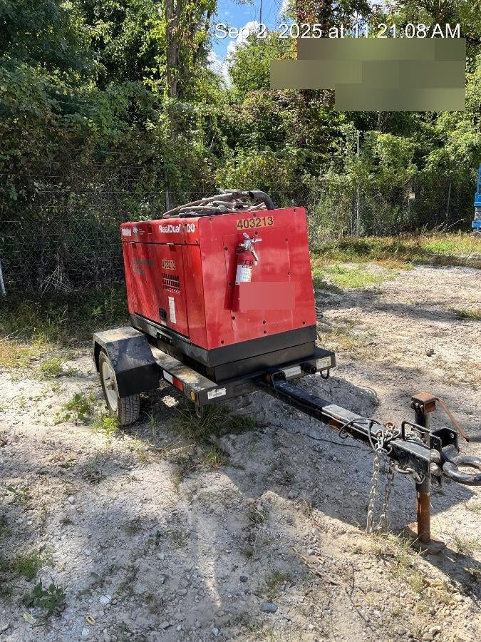2024 Shindaiwa DGW400MDL Kubota D902 Engine, 23 HP, Dual Op Welder, Wire, Arc, Droop Stick, Tig, and CC Stick Functionality, Simulphase, 3 Phase and 1 Phase Gen Output, Single Axle NB Trlr, Slr Trckl Chrg 12V 12W, Fire Ext